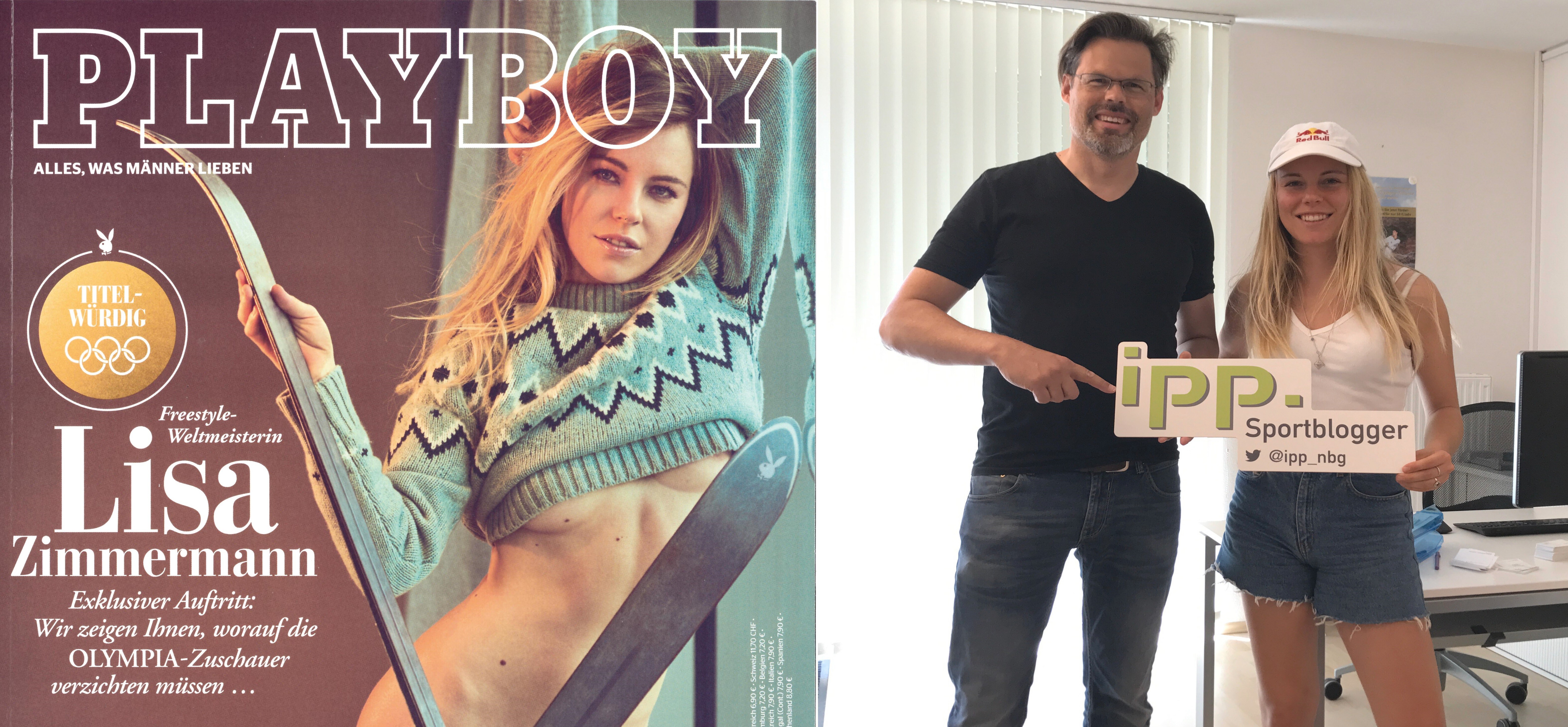 Ipp Sportmarketing: Lisa Zimmermann auf dem Playboy Cover