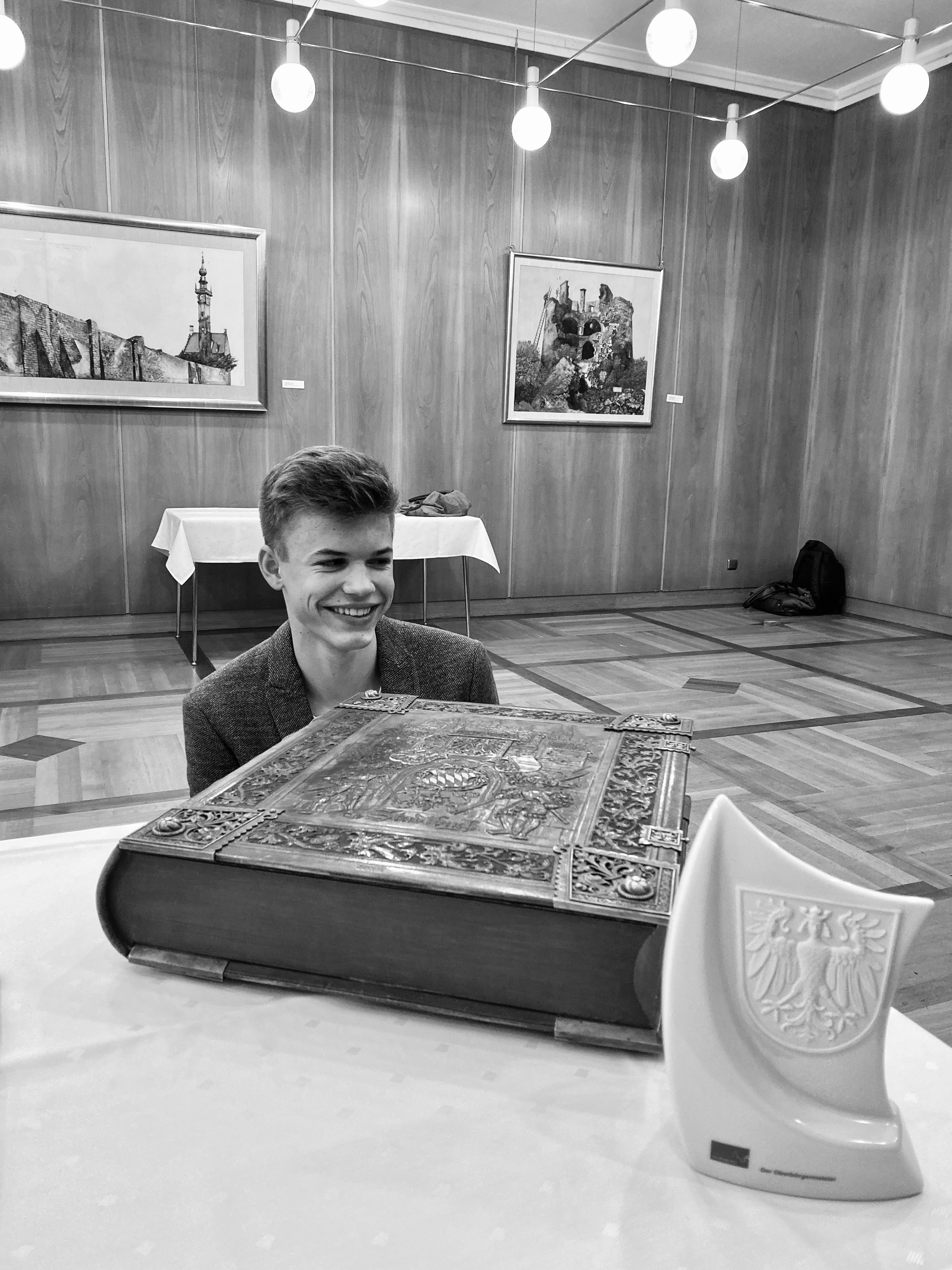 Taliso Engel Schwimmblog: Eintrag ins Goldene Buch der Stadt Nürnberg