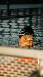 Franca Henseleit im Wasser