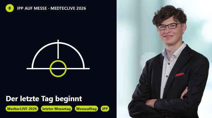 Beginn des letzten Messetags auf der MedtecLIVE 2026